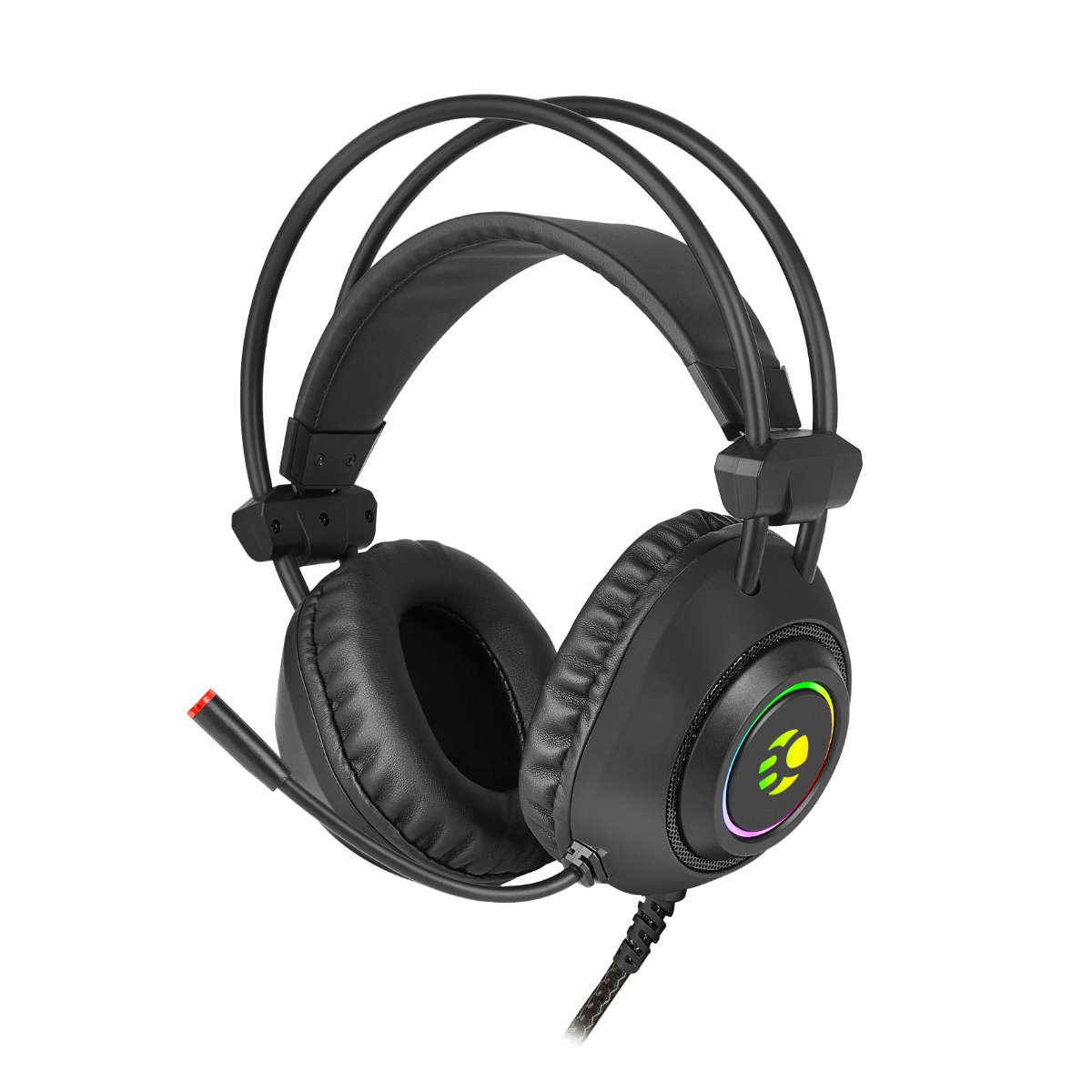 HEADSET GAMER C/ MICROFONE LED RGB BLUEWAVES - 2