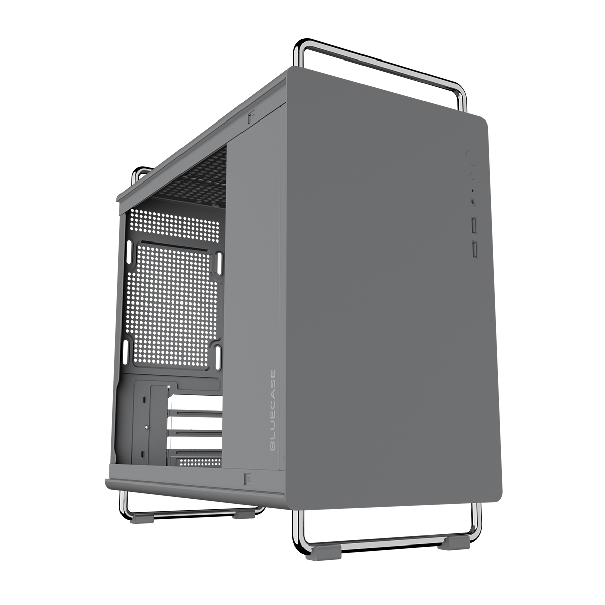 GABINETE GAMER BG-056-G TINY - CINZA - 1