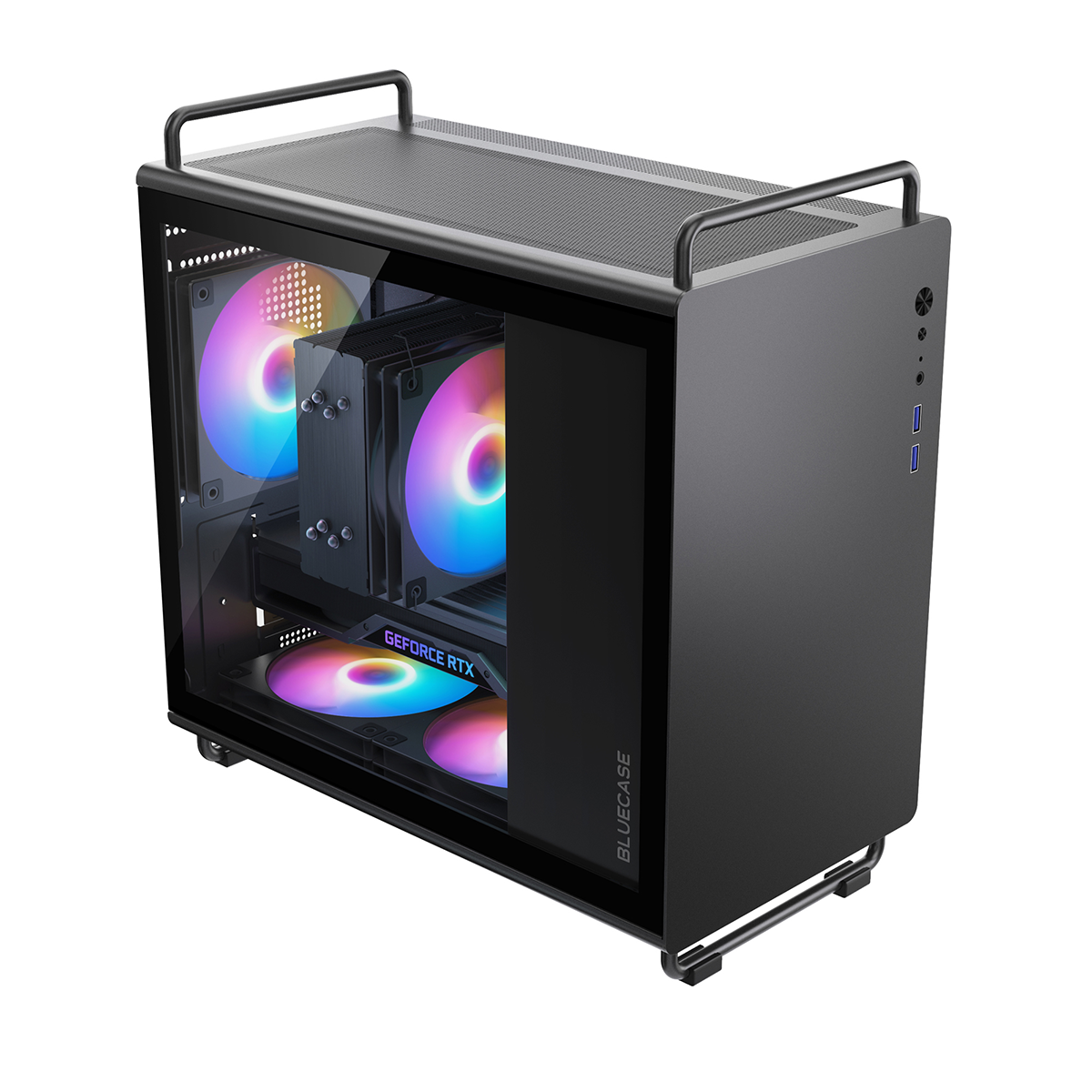 GABINETE GAMER BG-056-B TINY PRO - PRETO - 2