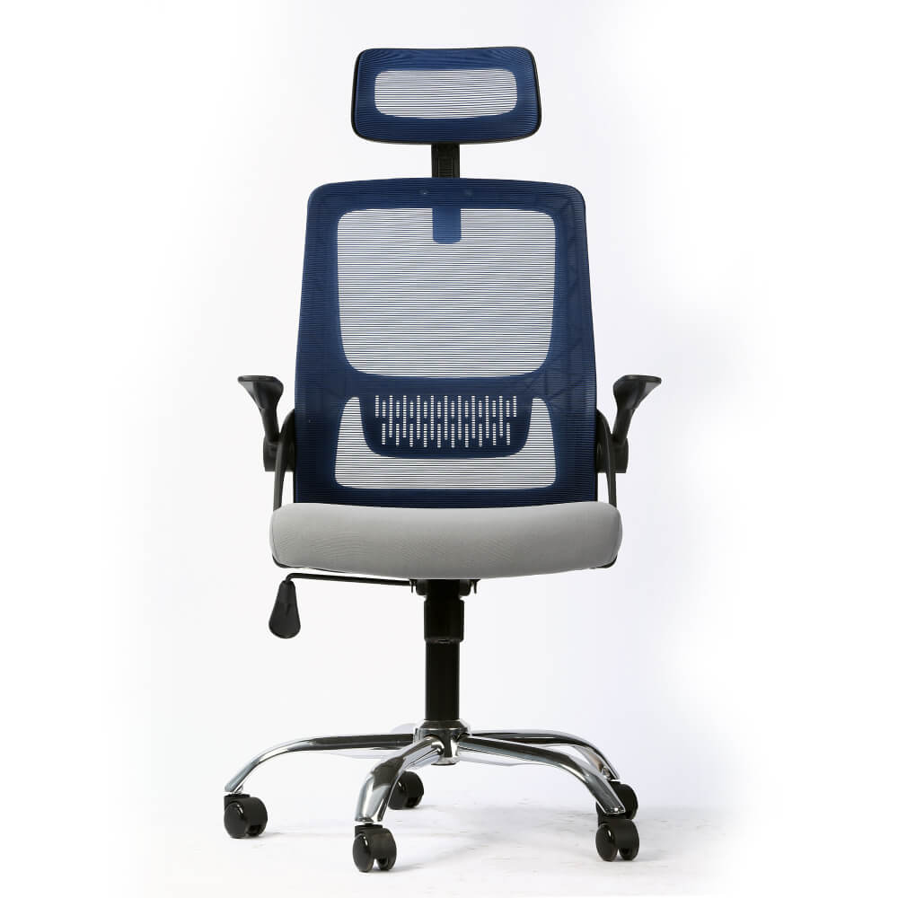 CADEIRA OFFICE ERGO PRIME BCOP-02 - AZUL|CINZA - 2