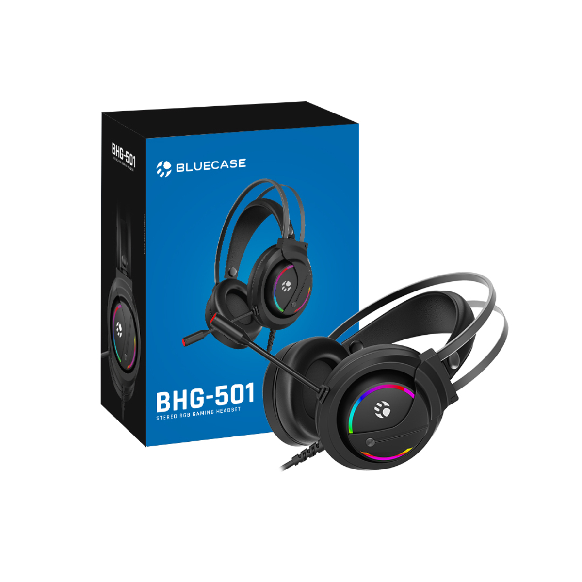 HEADSET GAMER C/ MICROFONE LED 7 CORES BHG-501 - 1