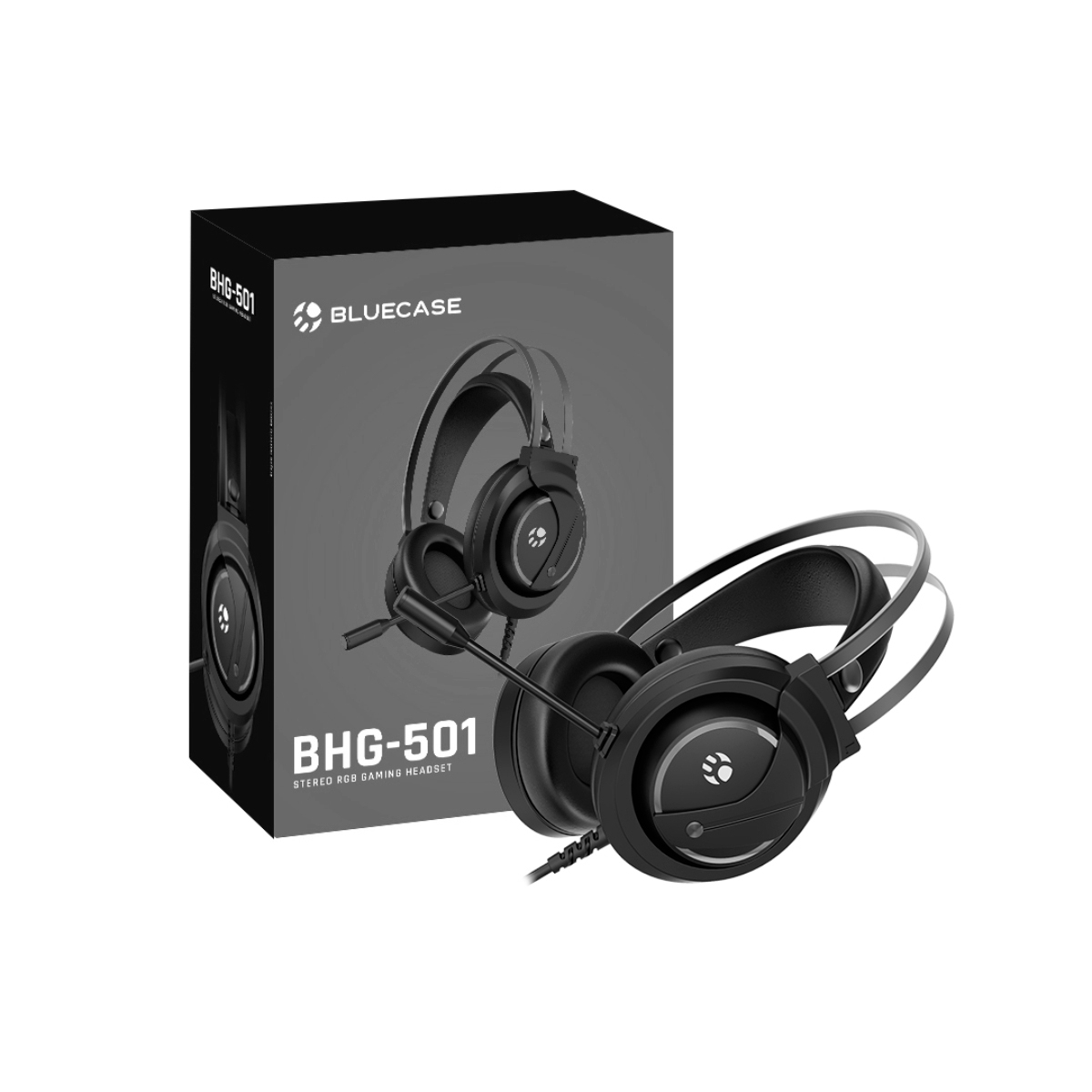 HEADSET GAMER C/ MICROFONE LED 7 CORES BHG-501 - 1