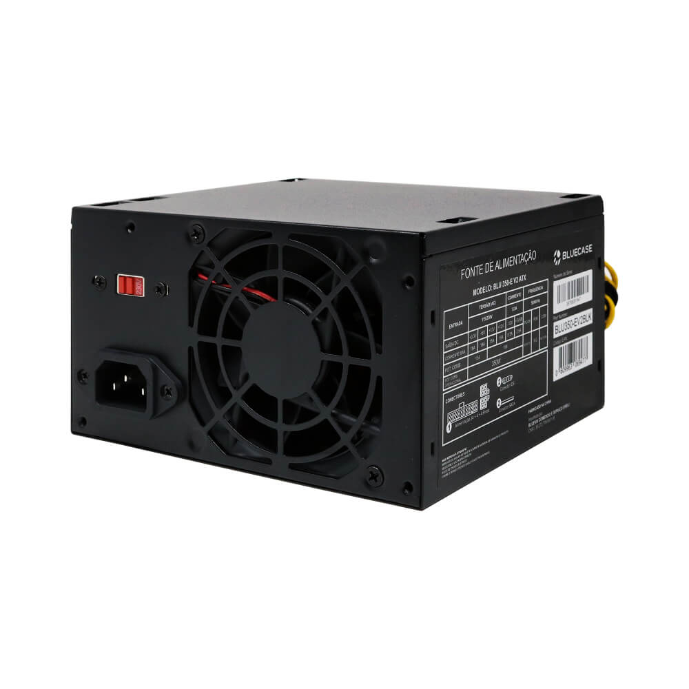 FONTE DE ALIMENTAÇÃO ATX 350W (BLU350-E V2 ATX) - BLUECASE  - 2