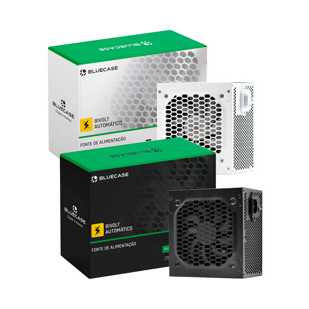 FONTE DE ALIMENTACAO ATX PS/2 500W BIVOLT AUTOMATICO (BLU500-ATPS2 / BLU500-ATPS2W) - 1