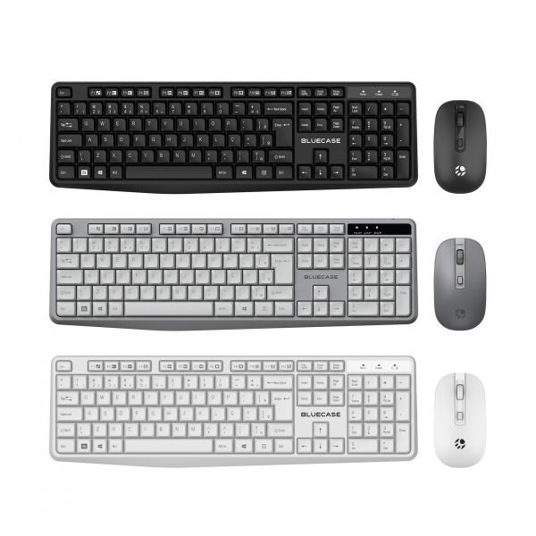 KIT TECLADO E MOUSE SEM FIO BMTW01