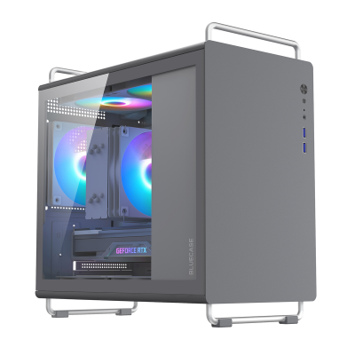 GABINETE GAMER BG-056-G TINY PRO - CINZA  - 1