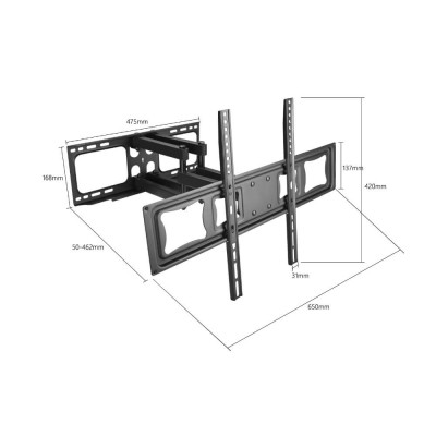 SUPORTE DE PAREDE PARA TV FULL MOTION 32'' A 75''  BLUECASE - ATE 40KG - 2