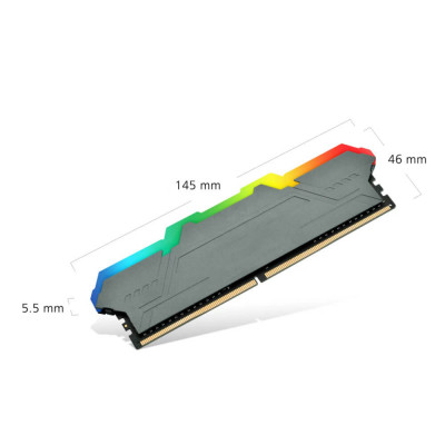 MEMORIA GAMER 8GB DDR4 RGB 2666MHZ LONG-DIMM 1.2V BGML4D26M12V19/8GRS - 2